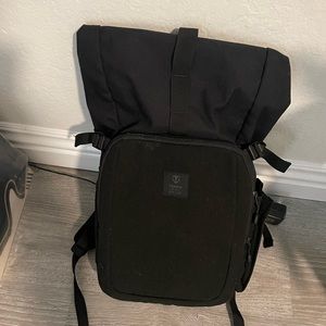 TENBA backpack with compartments for lenses